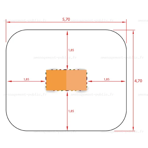 Bloc d'escalade Origami en forme de cocotte